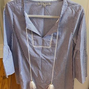 Marc New York flutter sleeve shirt